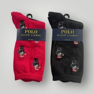 Polo Ralph Lauren Bear 2-Pack Socks